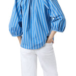 Ann Mashburn Victoria Blouse - Vermillion