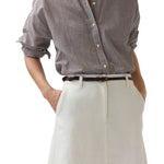 Ann Mashburn Weekender Shirt - Vermillion