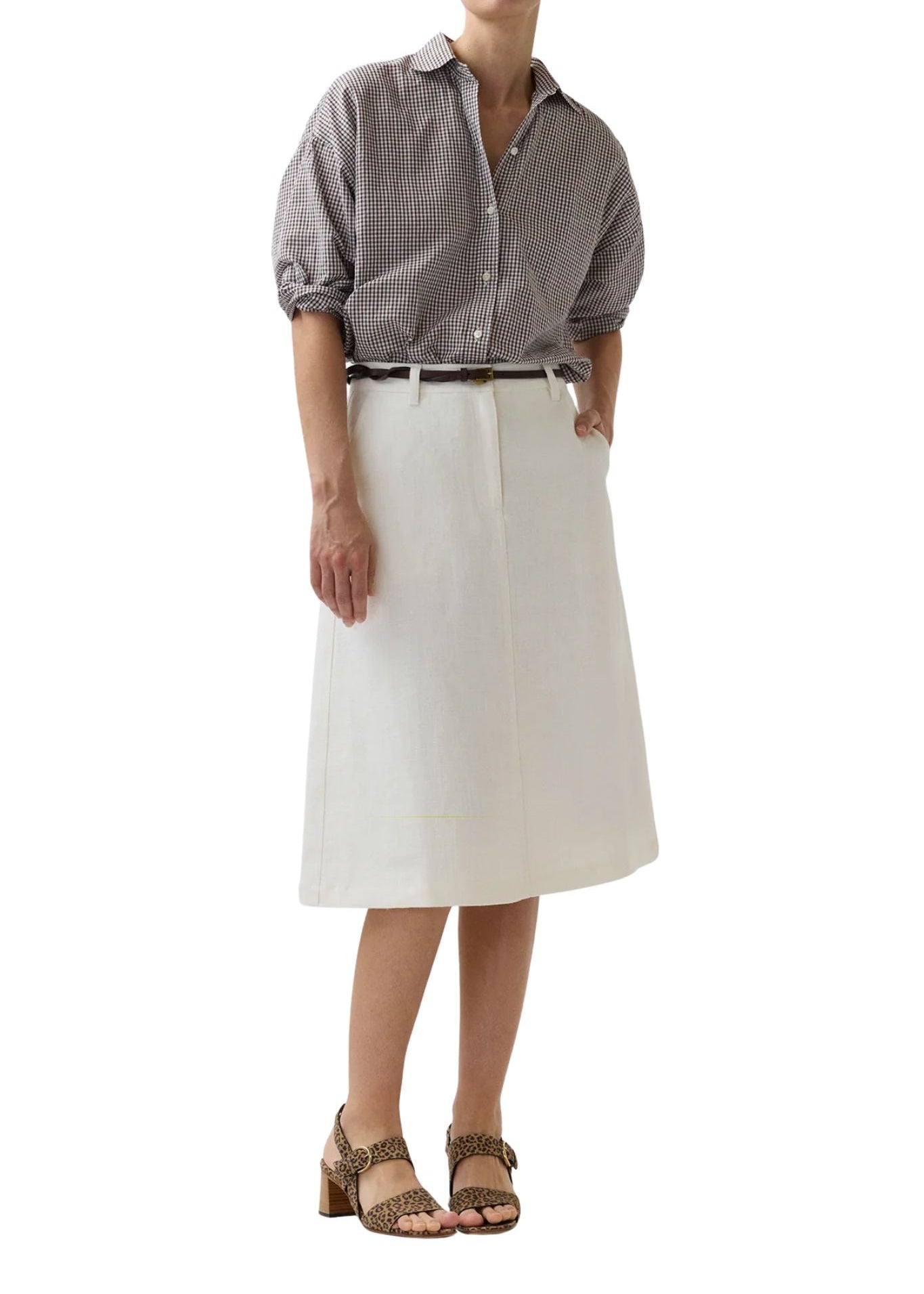 Ann Mashburn Weekender Shirt - Vermillion