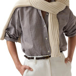 Ann Mashburn Weekender Shirt - Vermillion