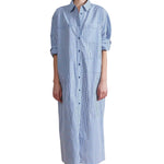 Apiece Apart Alameda Button Down Caftan - Vermillion