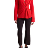 Apiece Apart Ana Wrap Cardigan - Vermillion