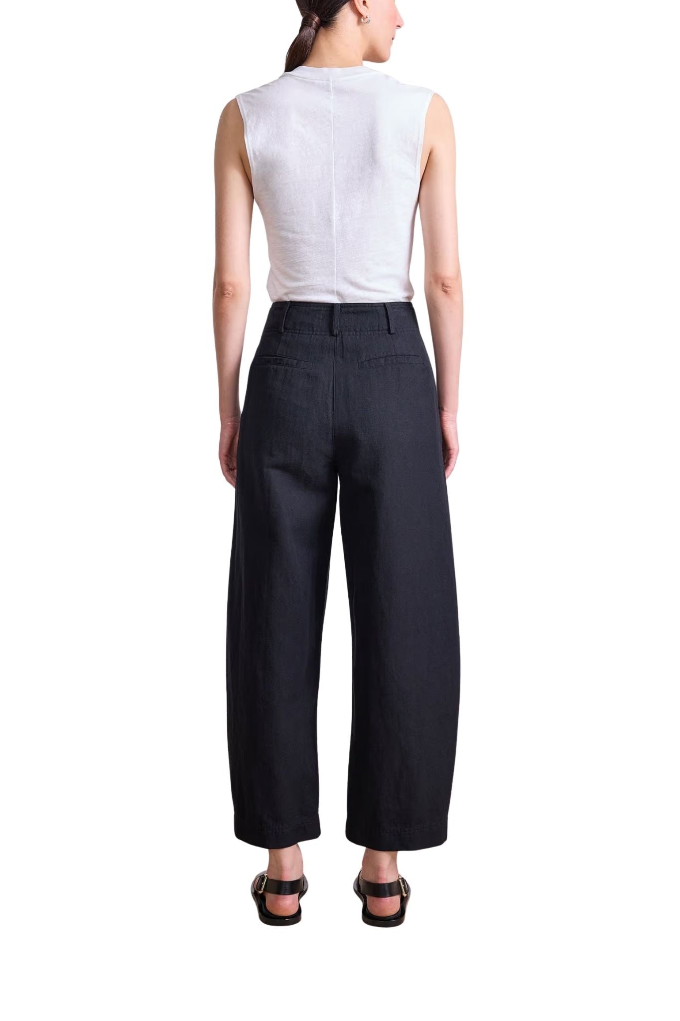 Apiece Apart Bari Crop Trouser - Vermillion