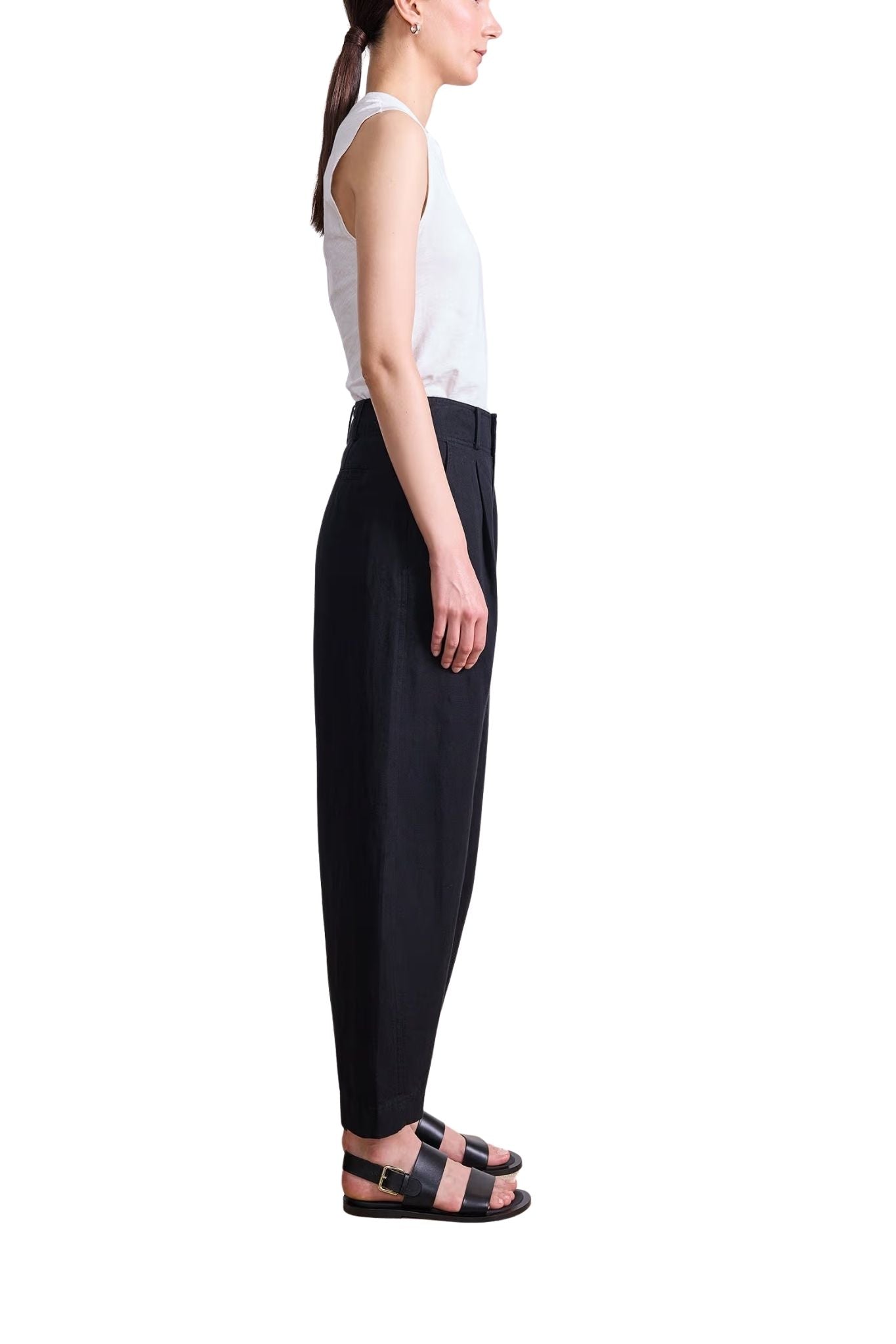 Apiece Apart Bari Crop Trouser - Vermillion