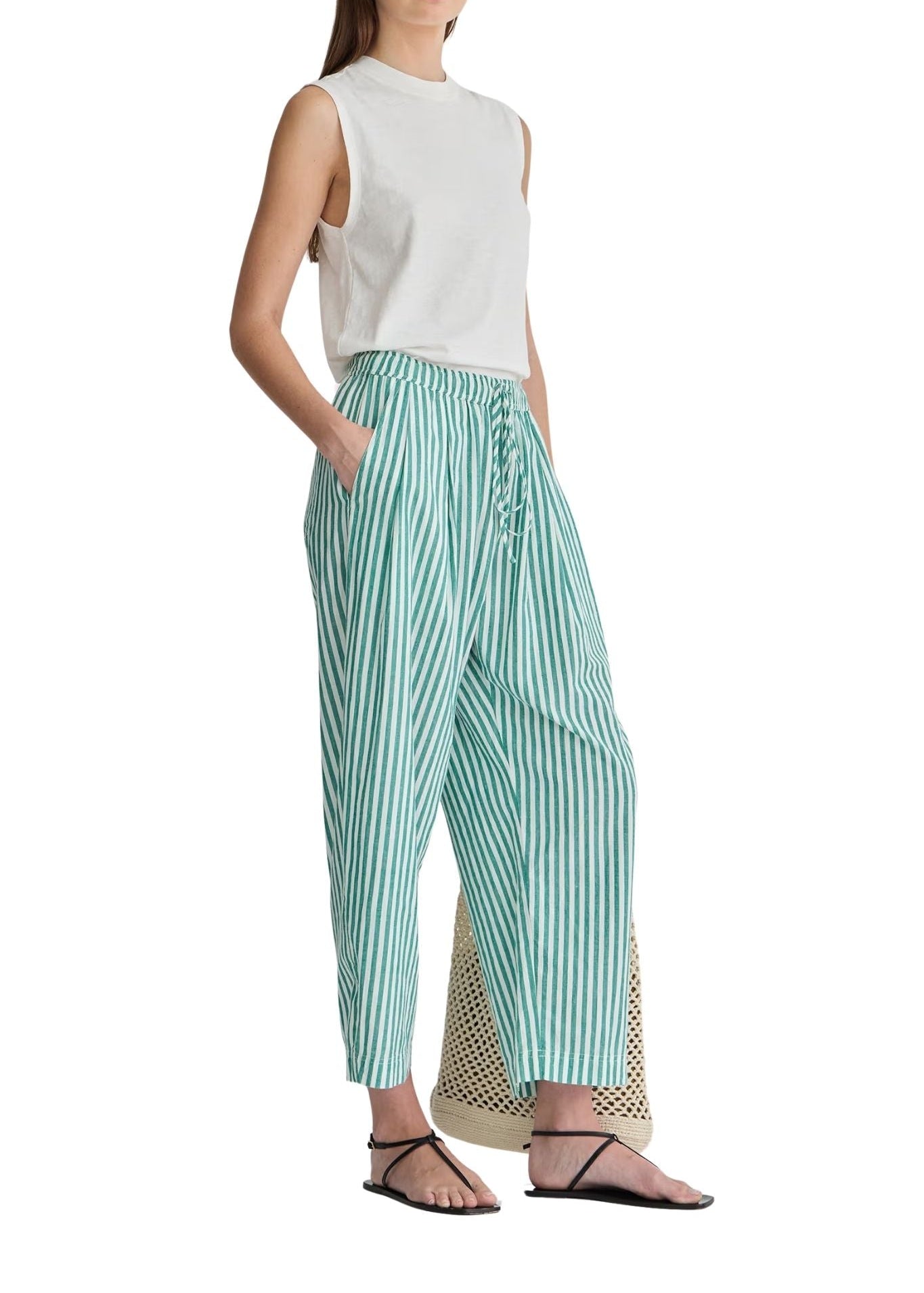 Apiece Apart Everyday Pull - on Pant - Vermillion