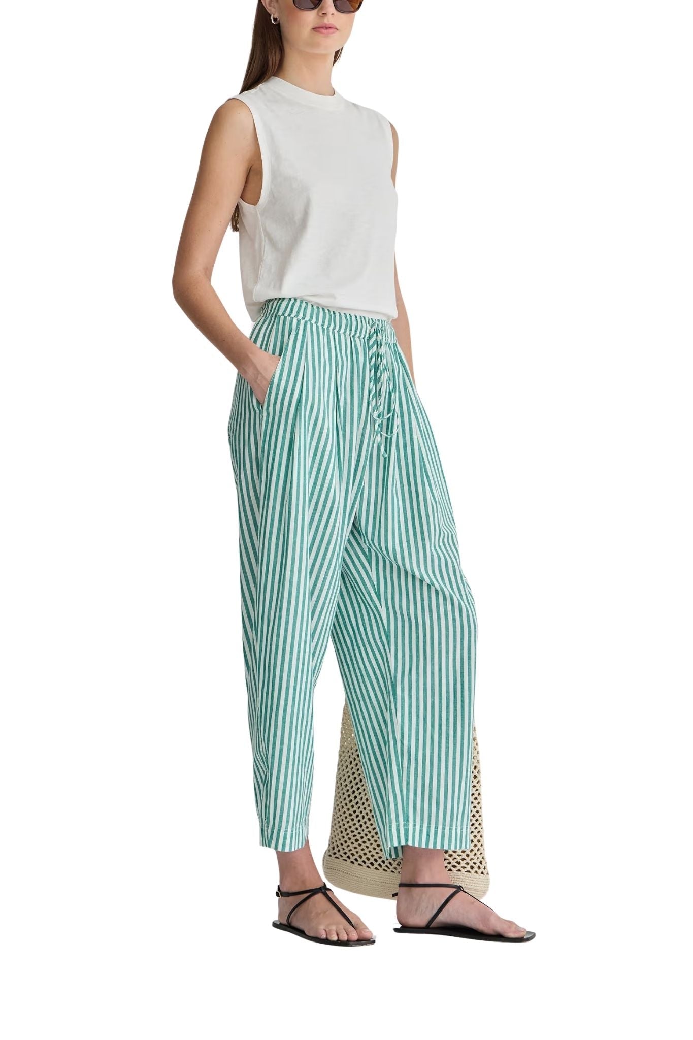 Apiece Apart Everyday Pull - on Pant - Vermillion