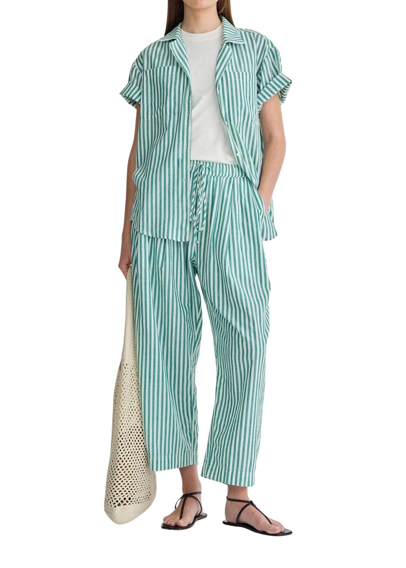 Apiece Apart Everyday Pull - on Pant - Vermillion