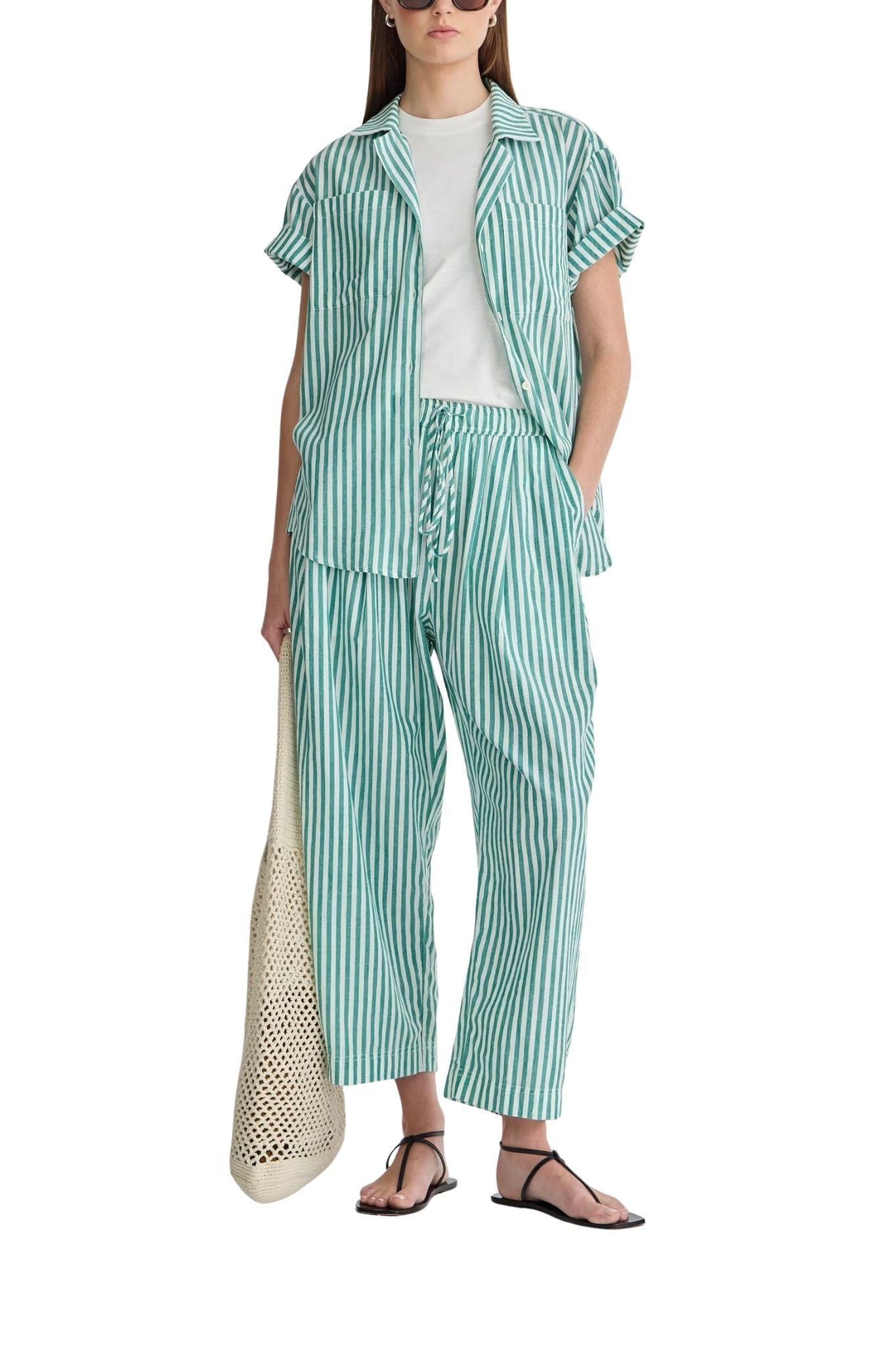 Apiece Apart Everyday Pull - on Pant - Vermillion