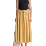 Apiece Apart Hanne Tie Maxi Skirt - Vermillion