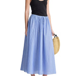 Apiece Apart Hanne Tie Maxi Skirt - Vermillion