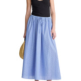 Apiece Apart Hanne Tie Maxi Skirt - Vermillion