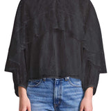 Apiece Apart Hazan Ruffle Top - Vermillion