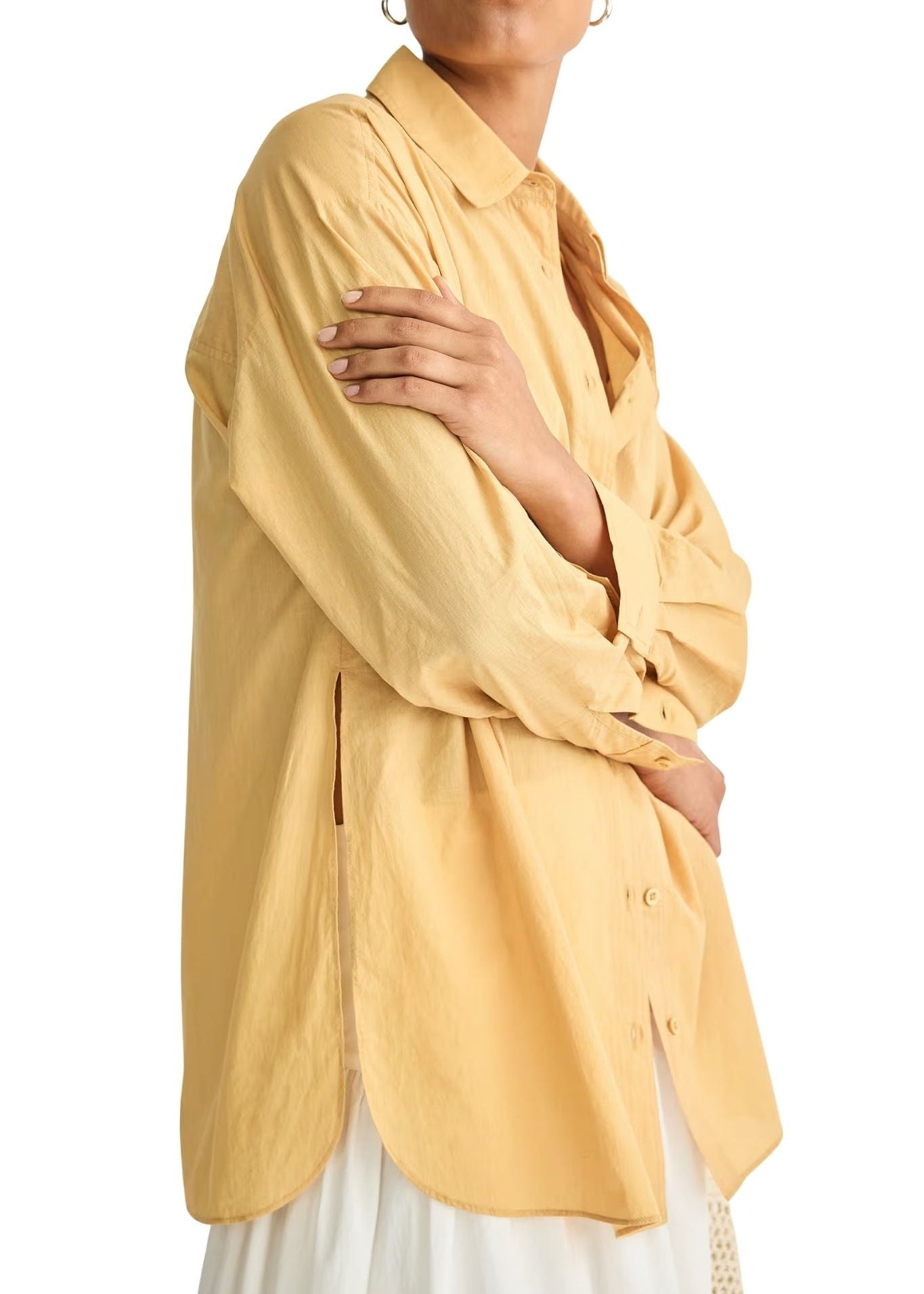 Apiece Apart Isolde Button Down - Vermillion