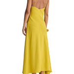Apiece Apart Kasimira Bias Slip Dress Goldenrod - Vermillion