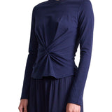 Apiece Apart Long Sleeve Volta Top - Vermillion
