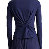 Apiece Apart Long Sleeve Volta Top - Vermillion