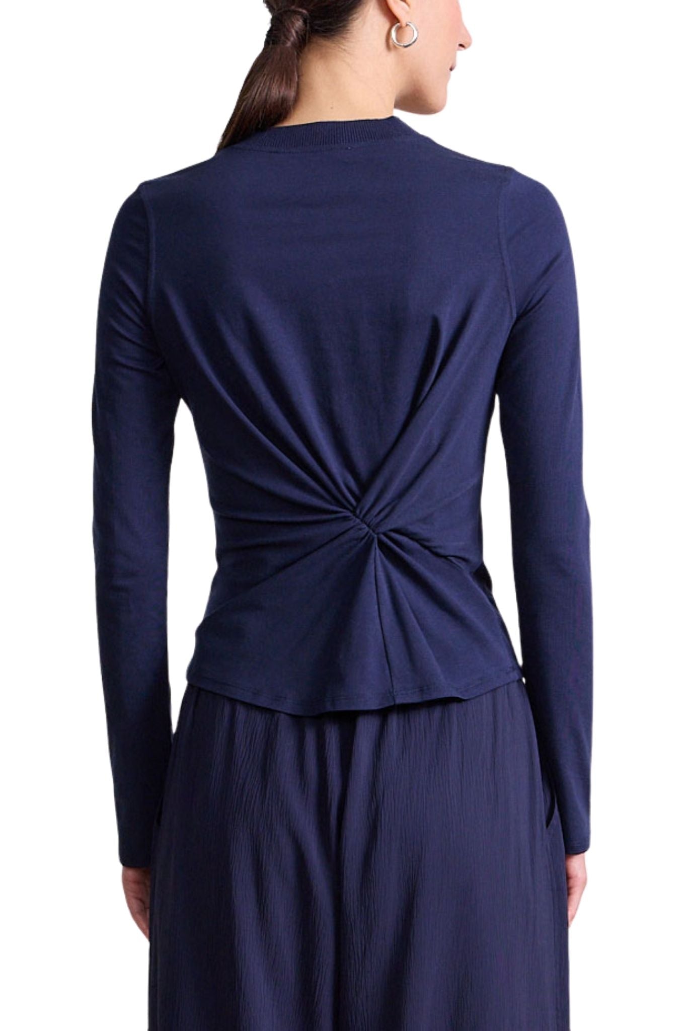 Apiece Apart Long Sleeve Volta Top - Vermillion