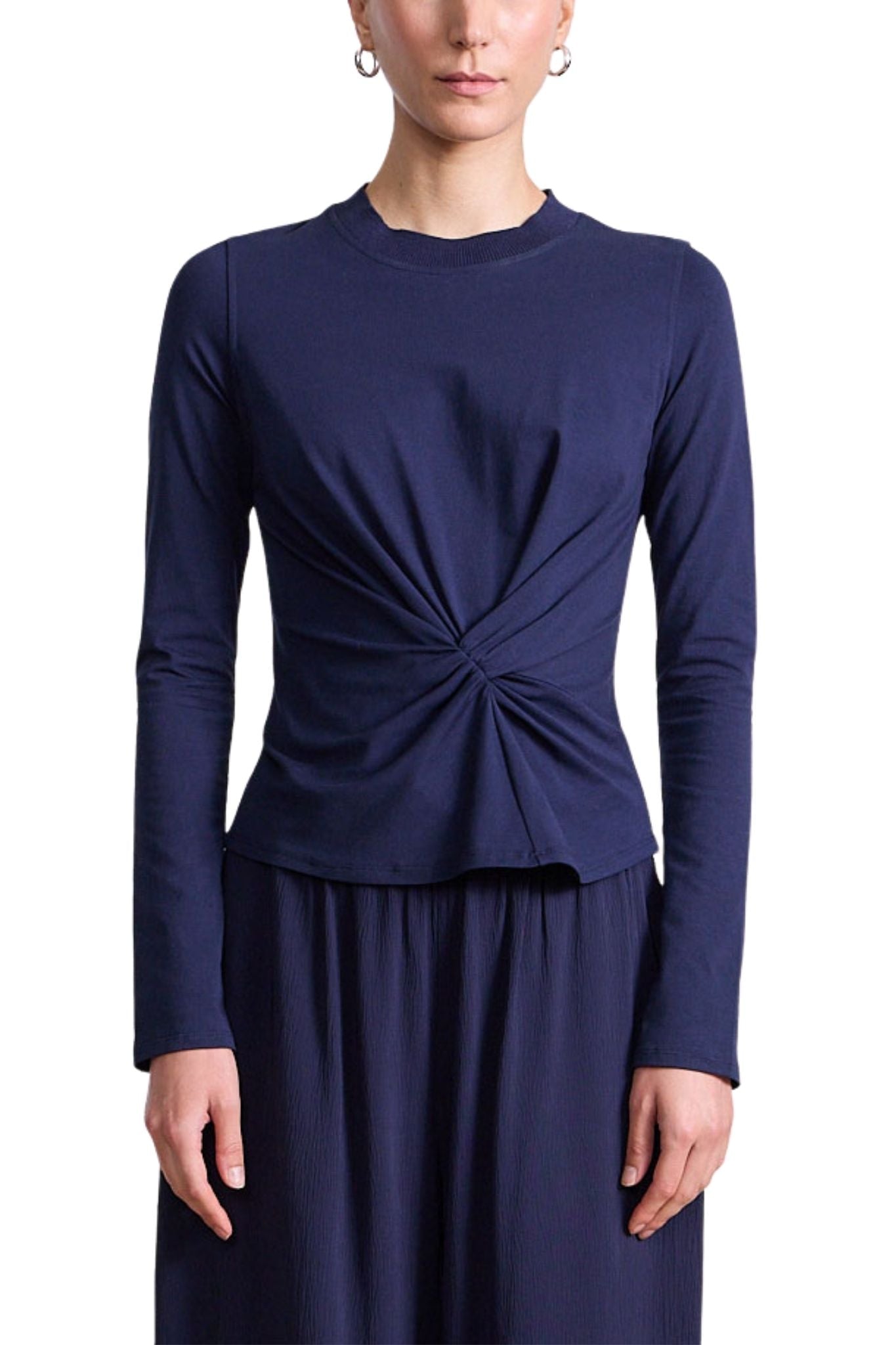Apiece Apart Long Sleeve Volta Top - Vermillion