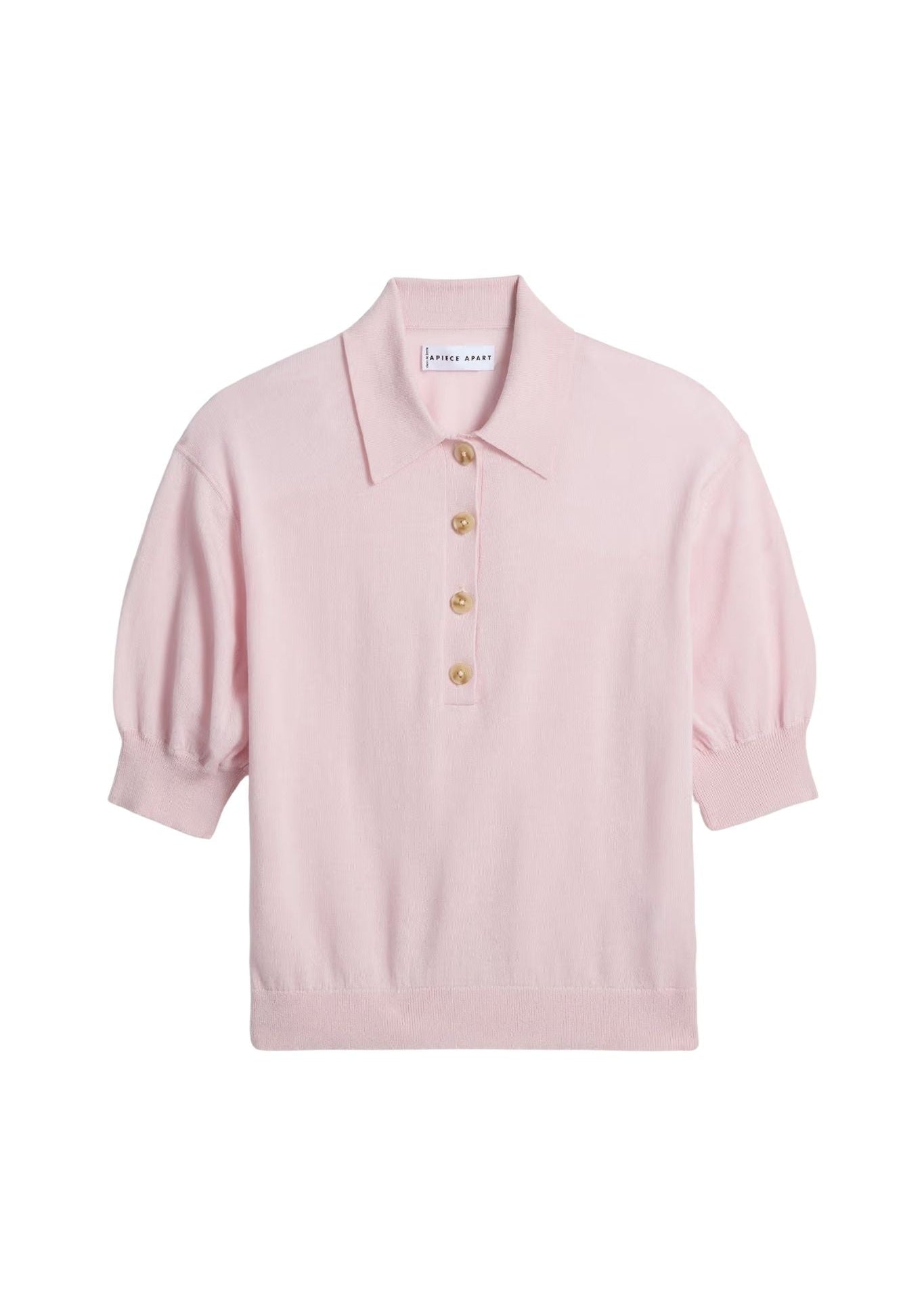 Apiece Apart Oda Polo - Vermillion