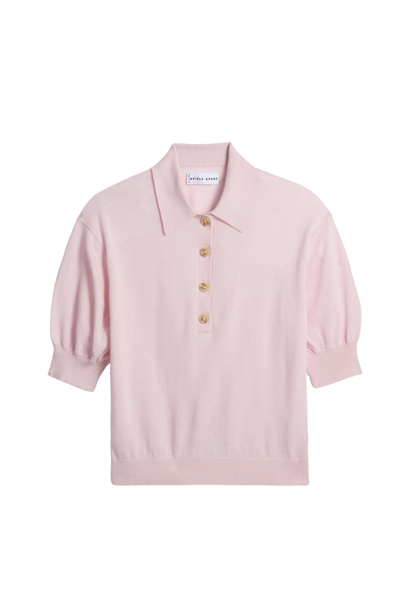 Apiece Apart Oda Polo - Vermillion