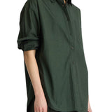 Apiece Apart Oversized Button Down - Vermillion