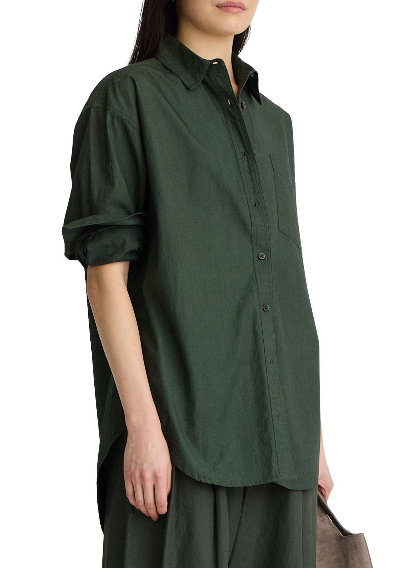 Apiece Apart Oversized Button Down - Vermillion