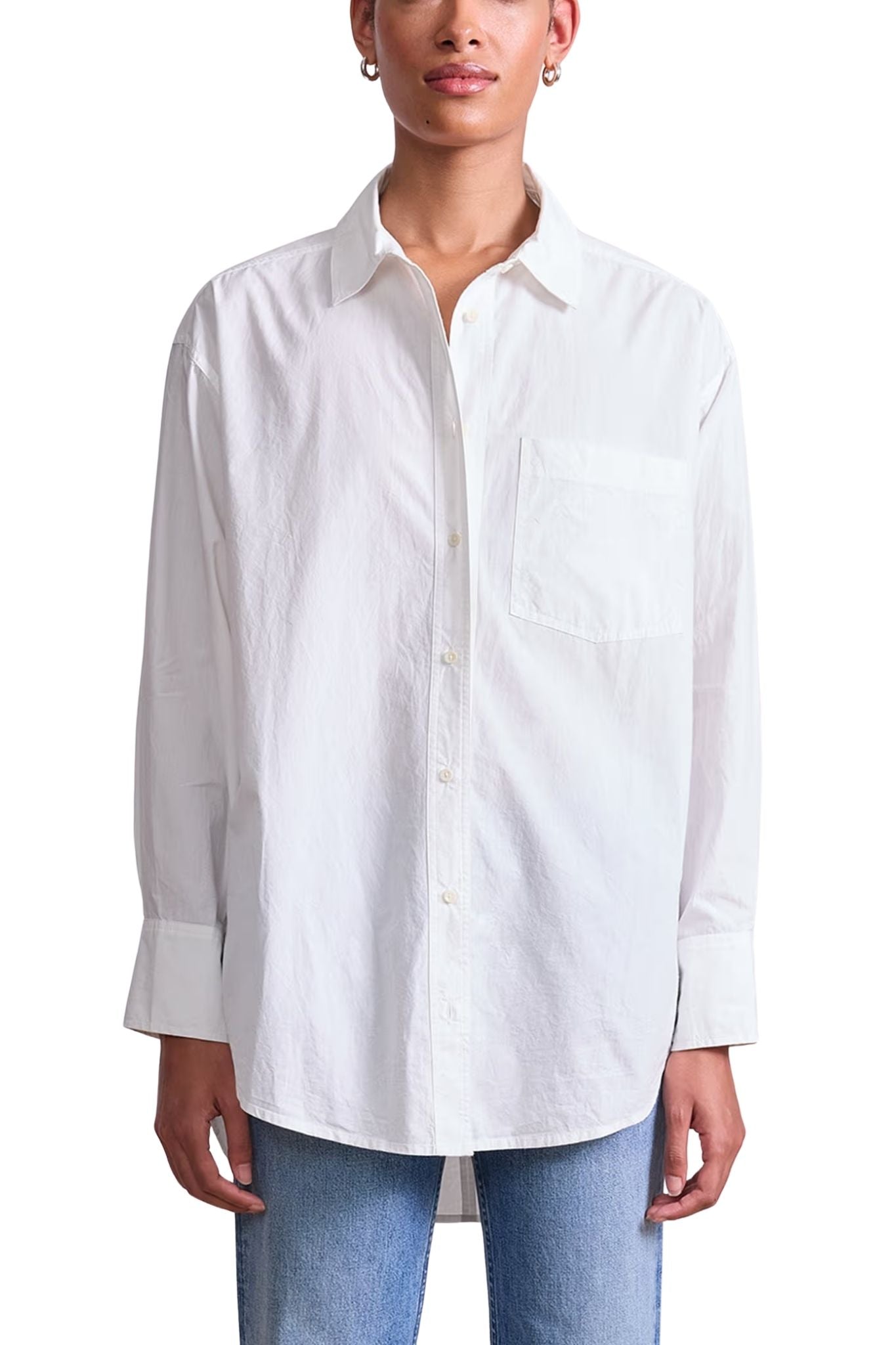 Apiece Apart Oversized Button Down - Vermillion