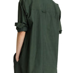 Apiece Apart Oversized Button Down - Vermillion
