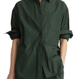 Apiece Apart Oversized Button Down - Vermillion
