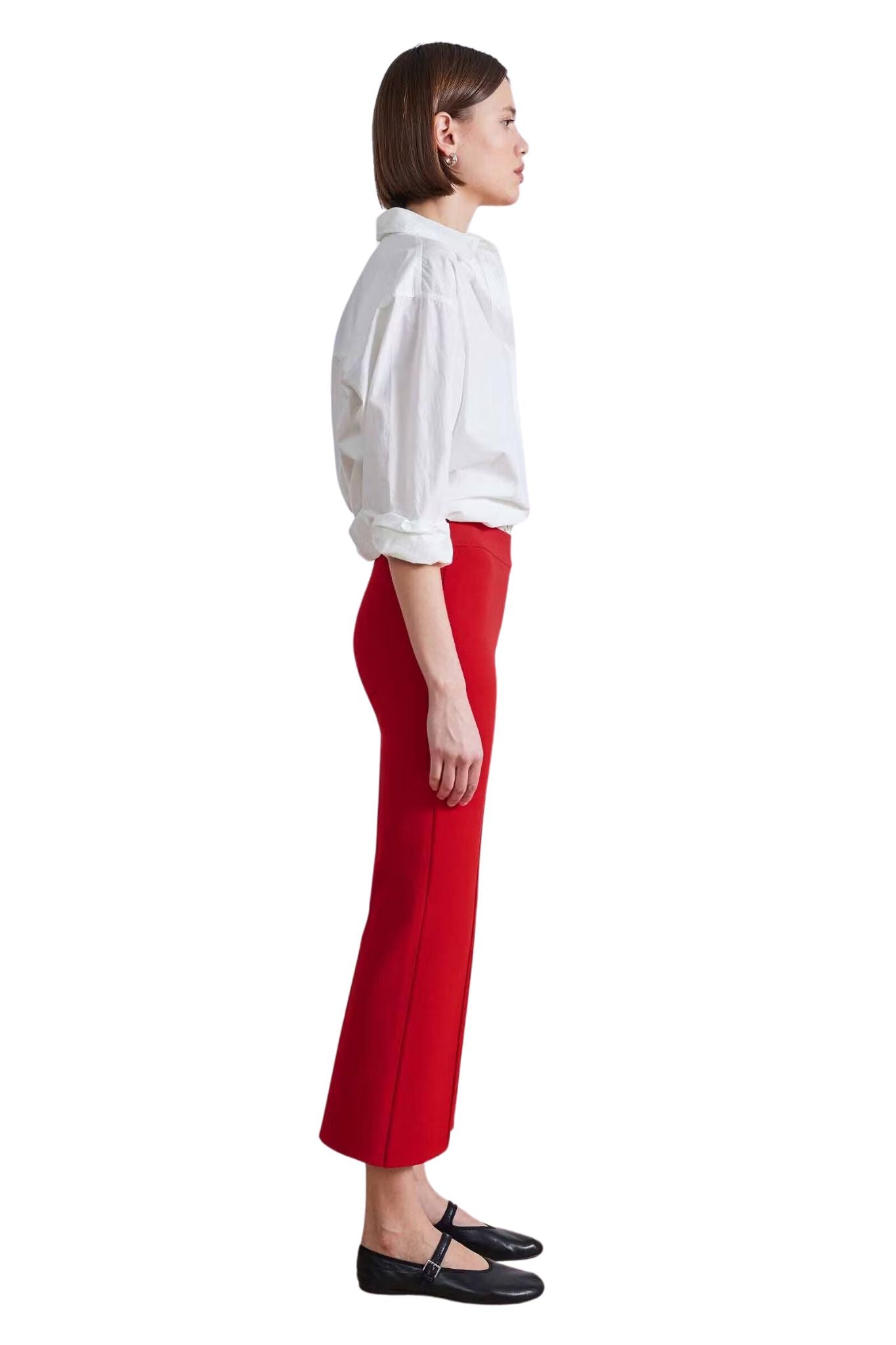 Apiece Apart Rene Pull On Pant - Vermillion