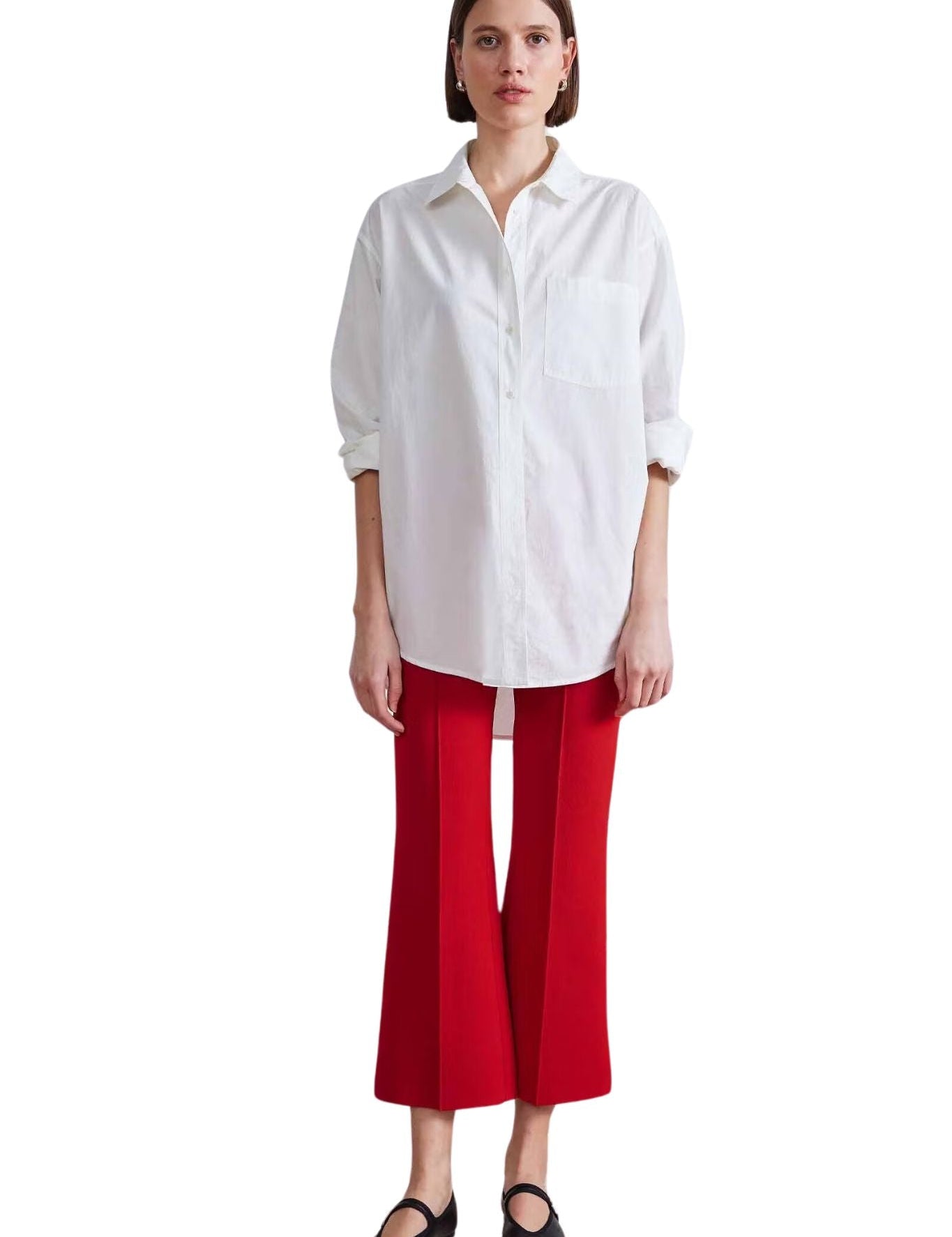 Apiece Apart Rene Pull On Pant - Vermillion