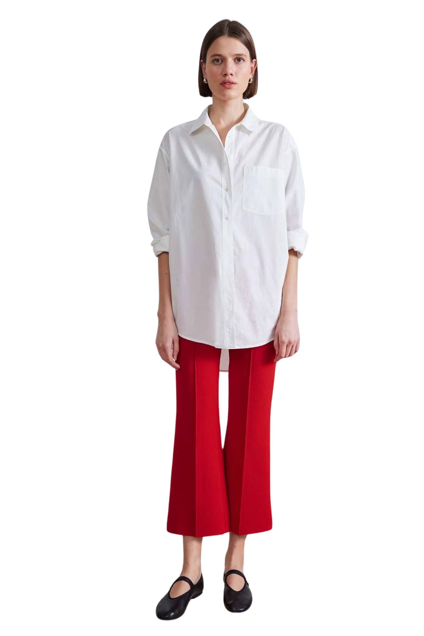 Apiece Apart Rene Pull On Pant - Vermillion