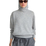 Apiece Apart Softest Tissue Snoody Hood - Vermillion