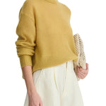 Apiece Apart Softest Tissue Weight Sweater Amber - Vermillion