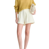 Apiece Apart Softest Tissue Weight Sweater Amber - Vermillion