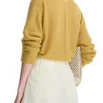 Apiece Apart Softest Tissue Weight Sweater Amber - Vermillion