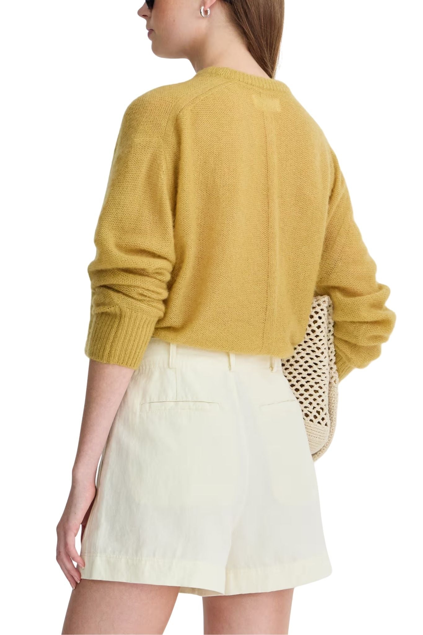 Apiece Apart Softest Tissue Weight Sweater Amber - Vermillion
