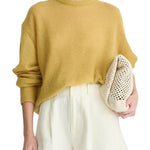 Apiece Apart Softest Tissue Weight Sweater Amber - Vermillion
