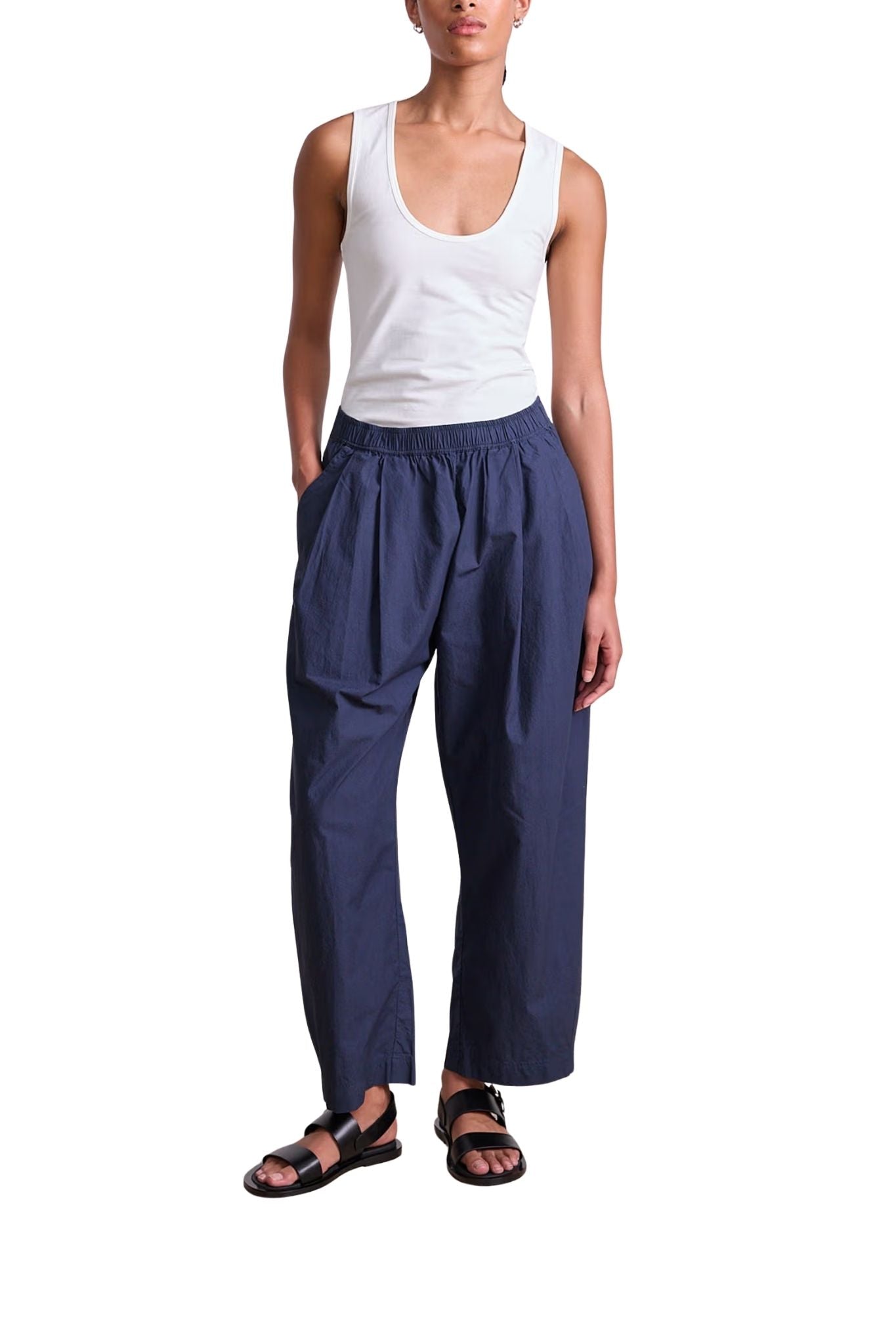 Apiece Apart Spa Pleat Pant - Vermillion