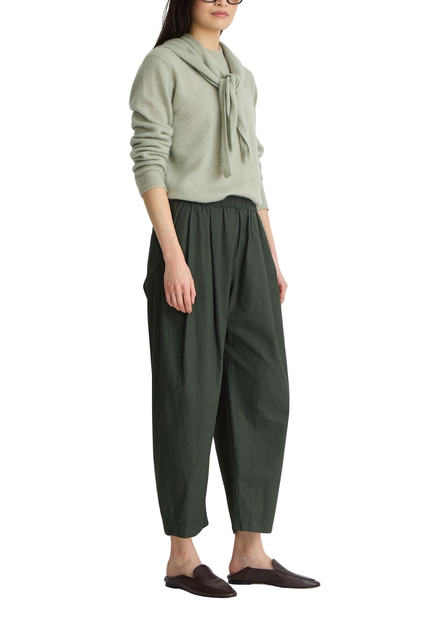Apiece Apart Spa Pleat Pant - Vermillion