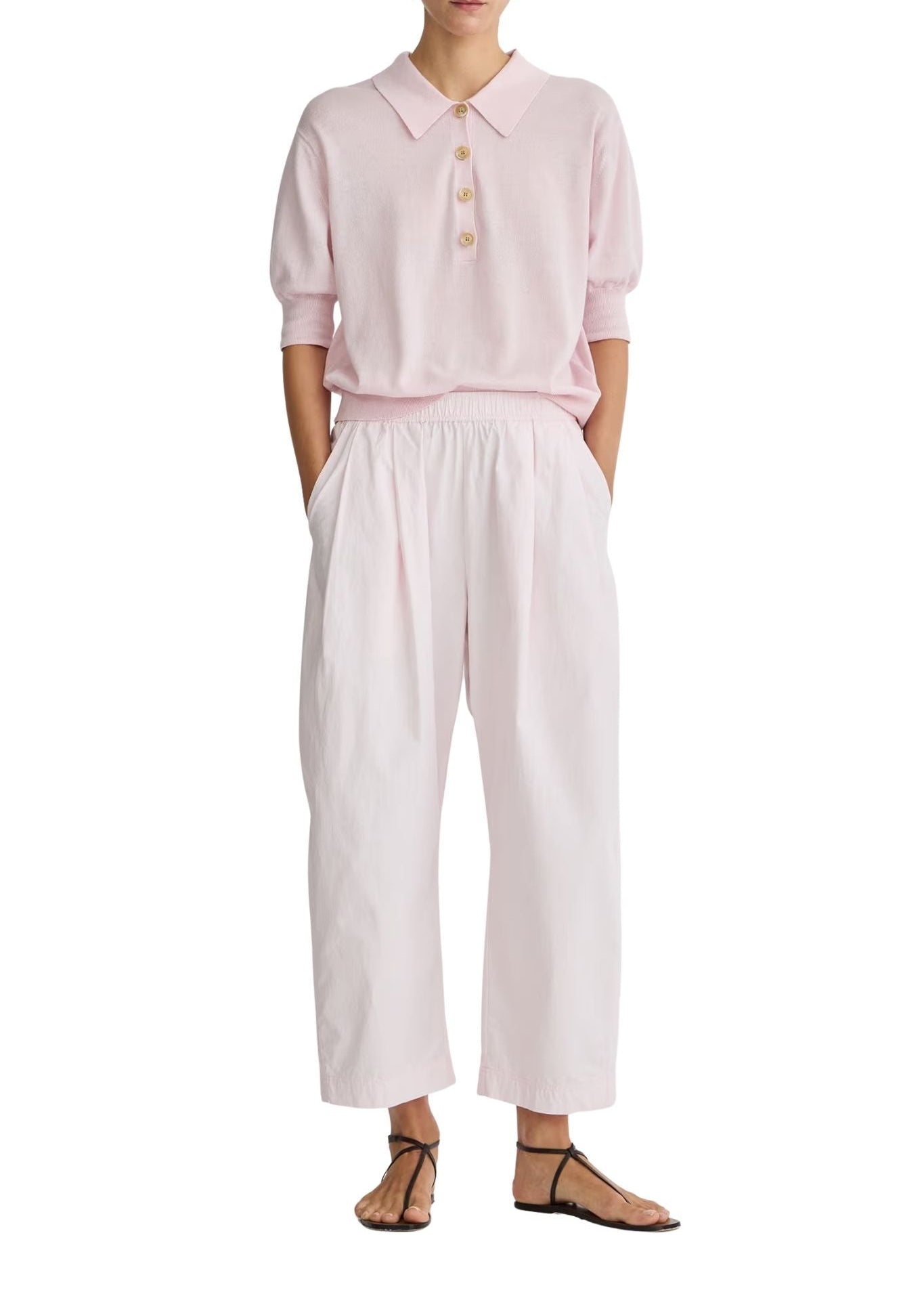 Apiece Apart Spa Pleat Pant - Vermillion