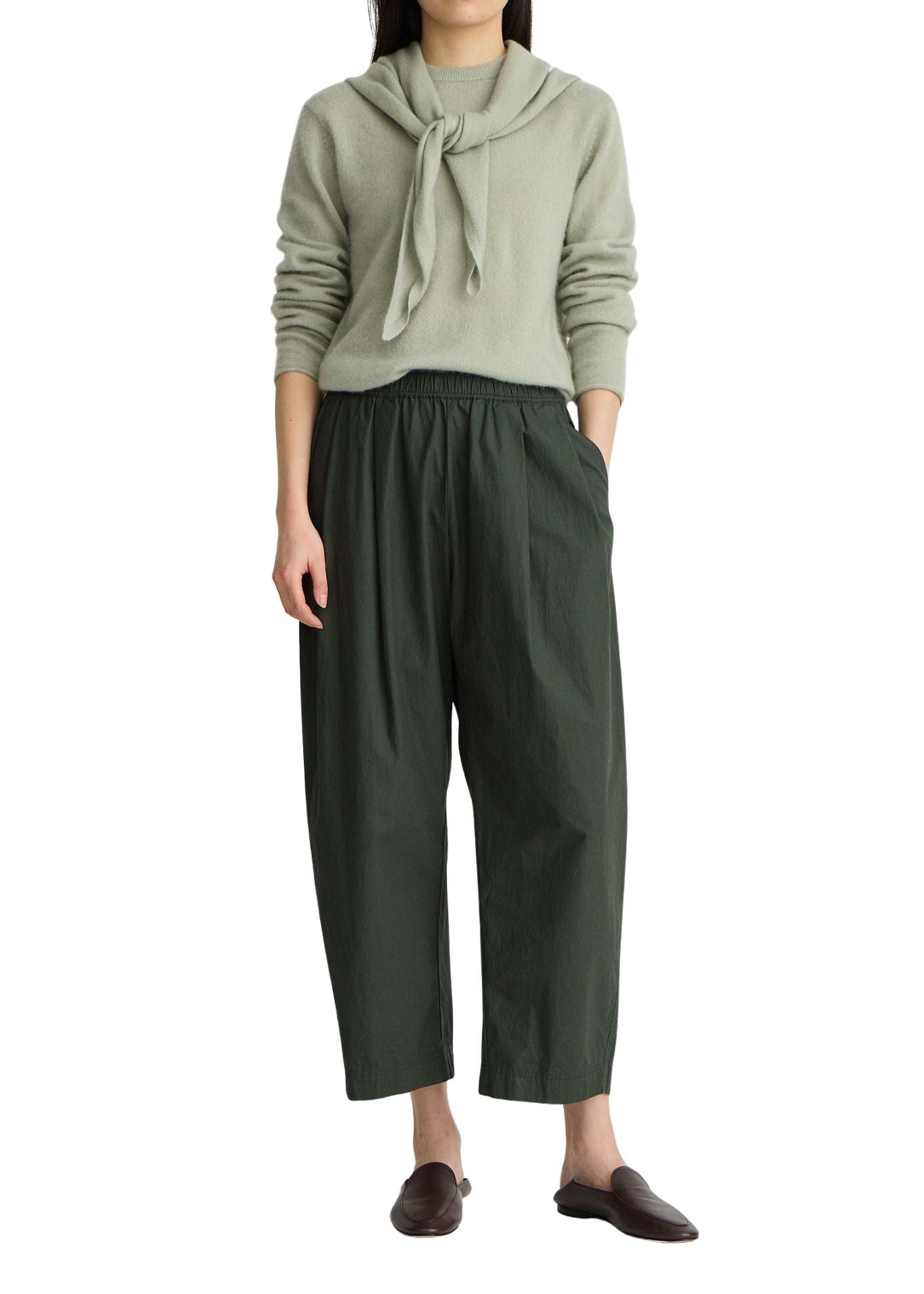 Apiece Apart Spa Pleat Pant - Vermillion
