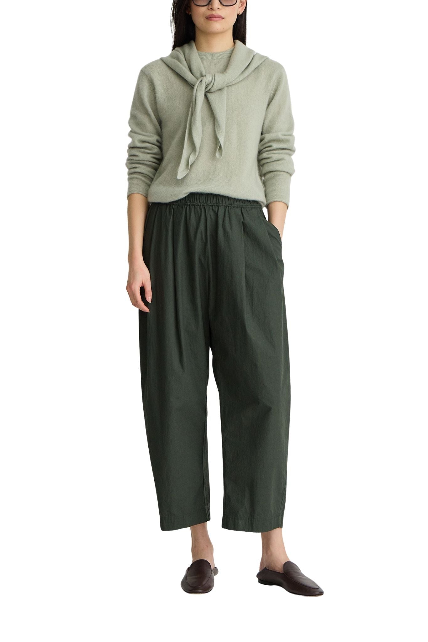 Apiece Apart Spa Pleat Pant - Vermillion