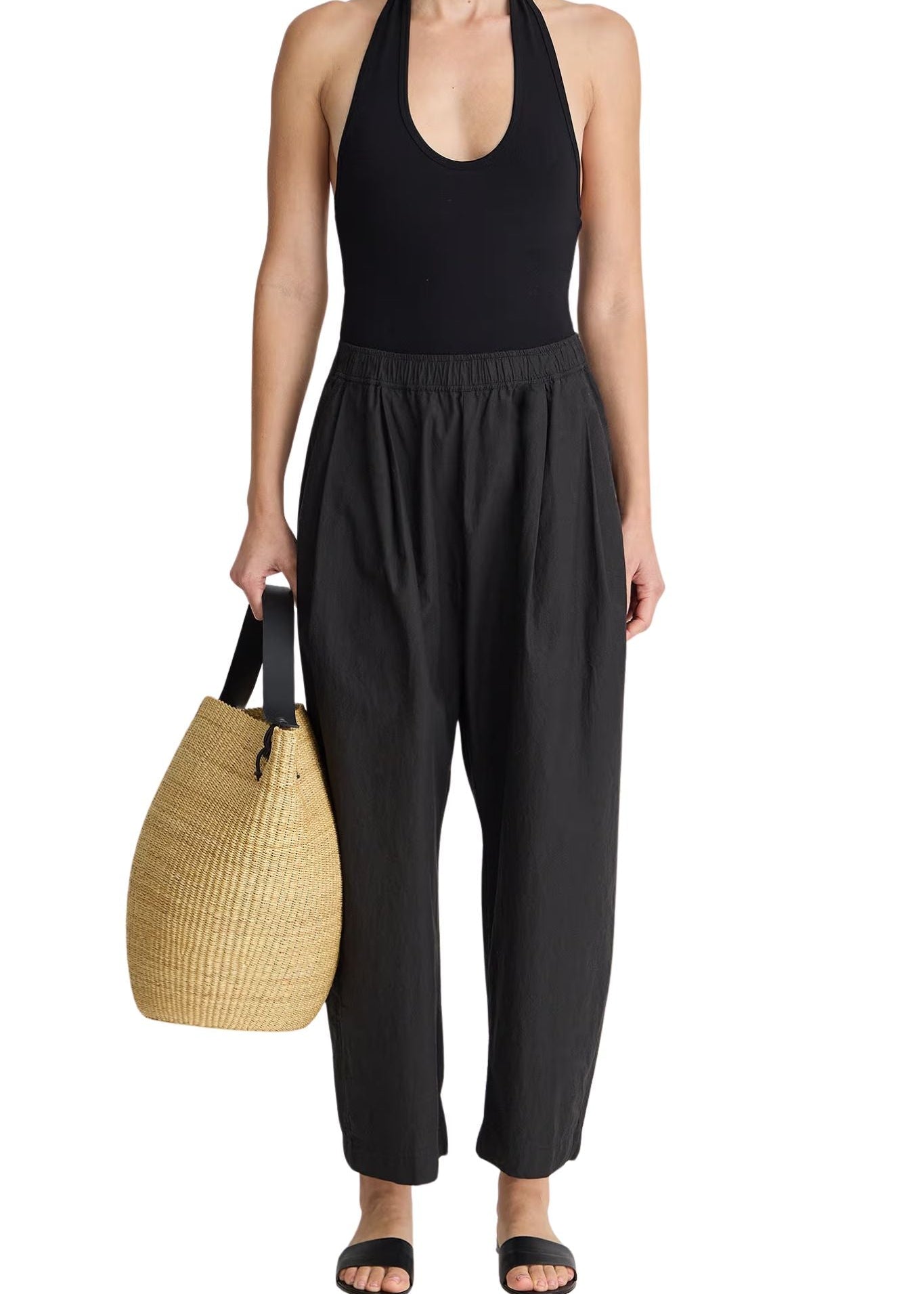 Apiece Apart Spa Pleat Pant - Vermillion