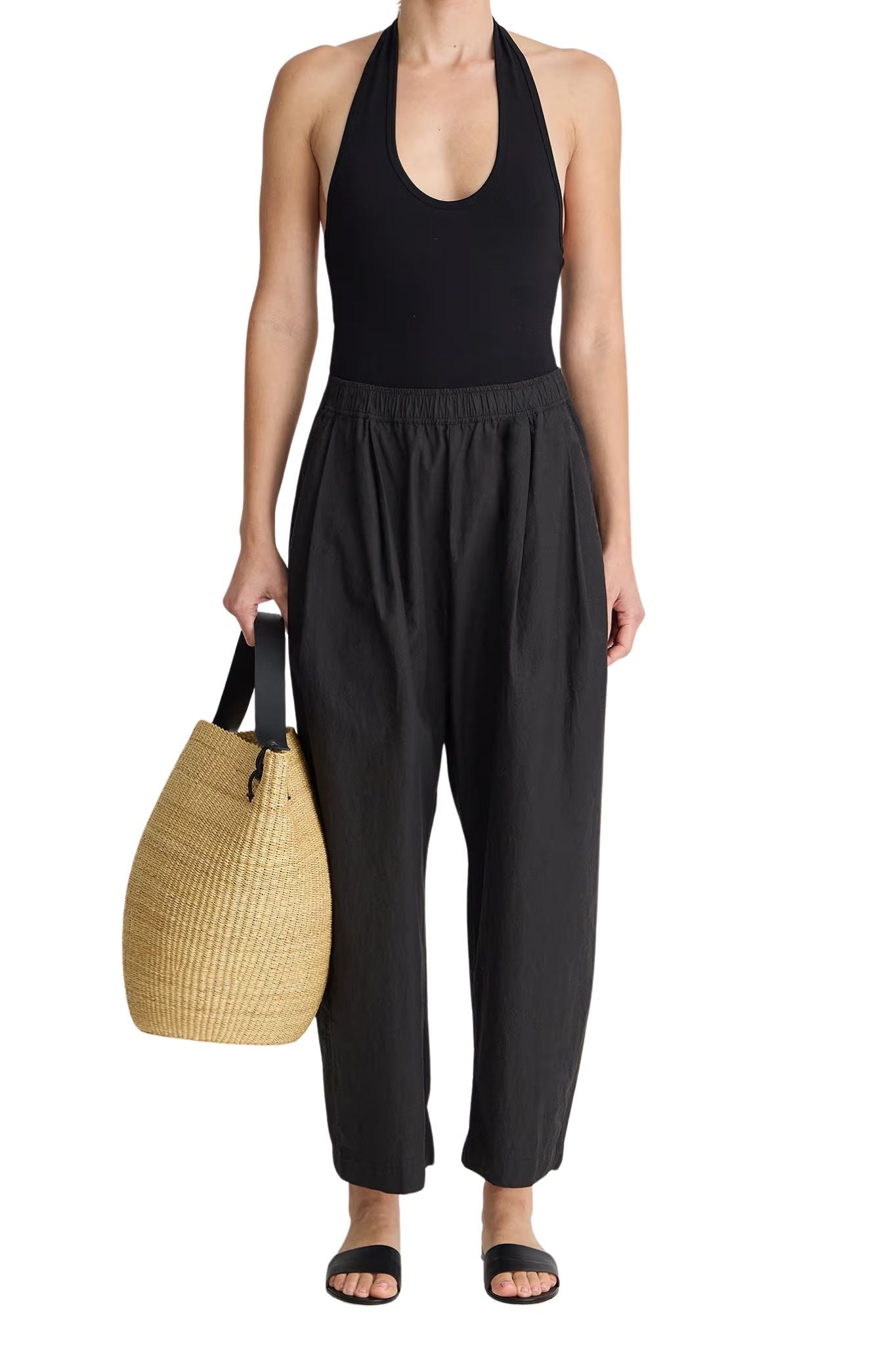 Apiece Apart Spa Pleat Pant - Vermillion