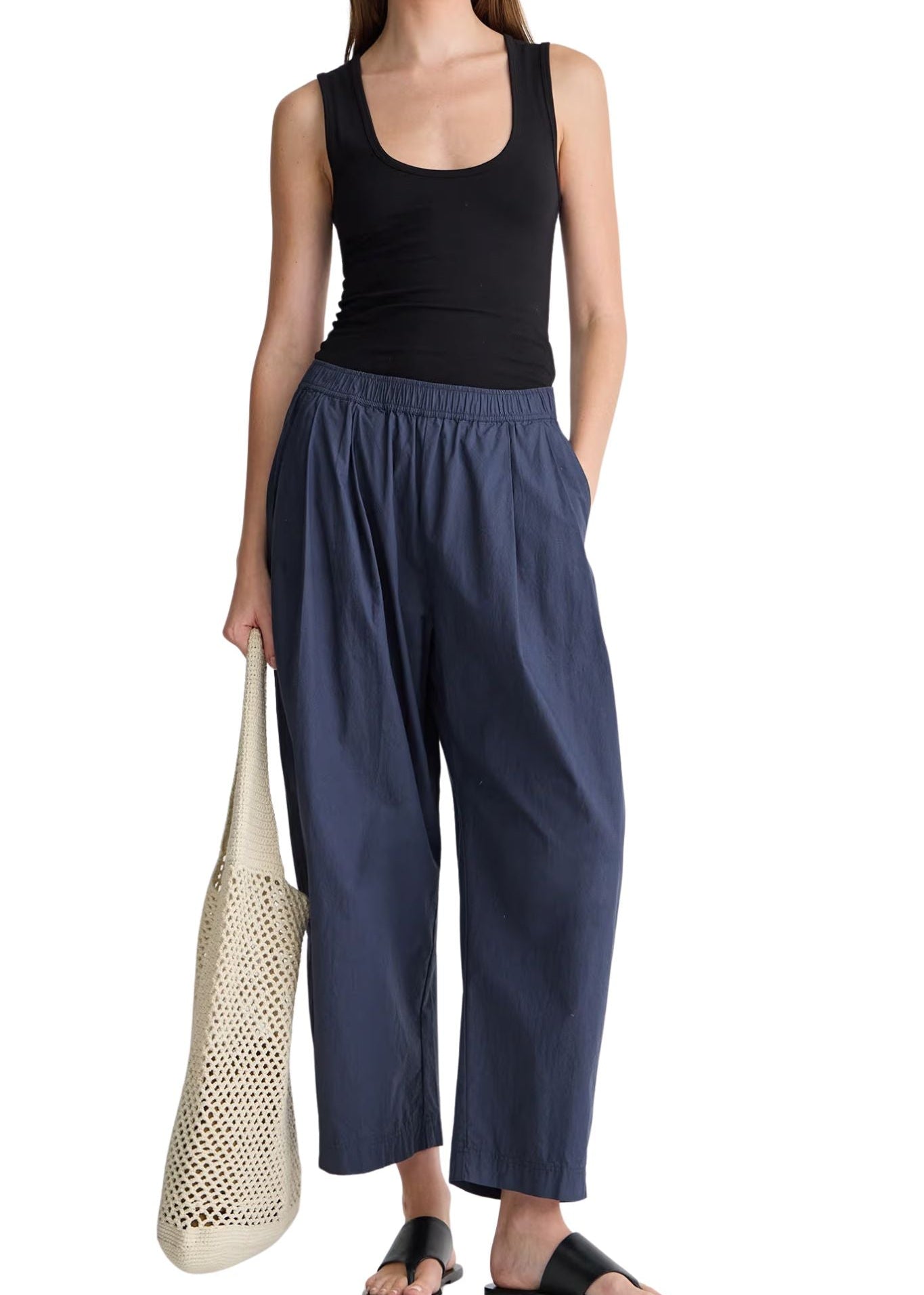 Apiece Apart Spa Pleat Pant - Vermillion