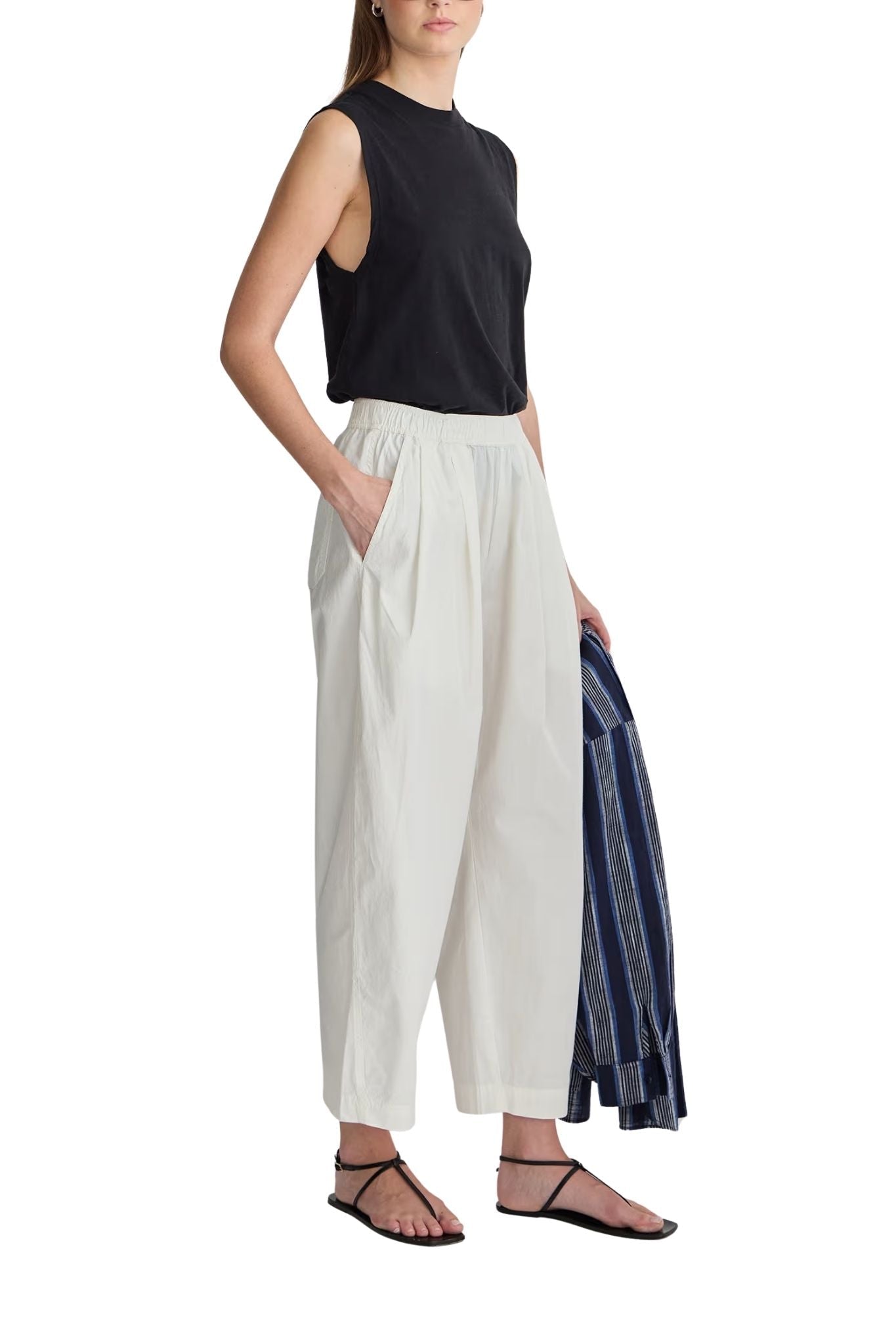 Apiece Apart Spa Pleat Pant - Vermillion