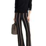 Apiece Apart Stripe Long Rene Pull-on Pant - Vermillion