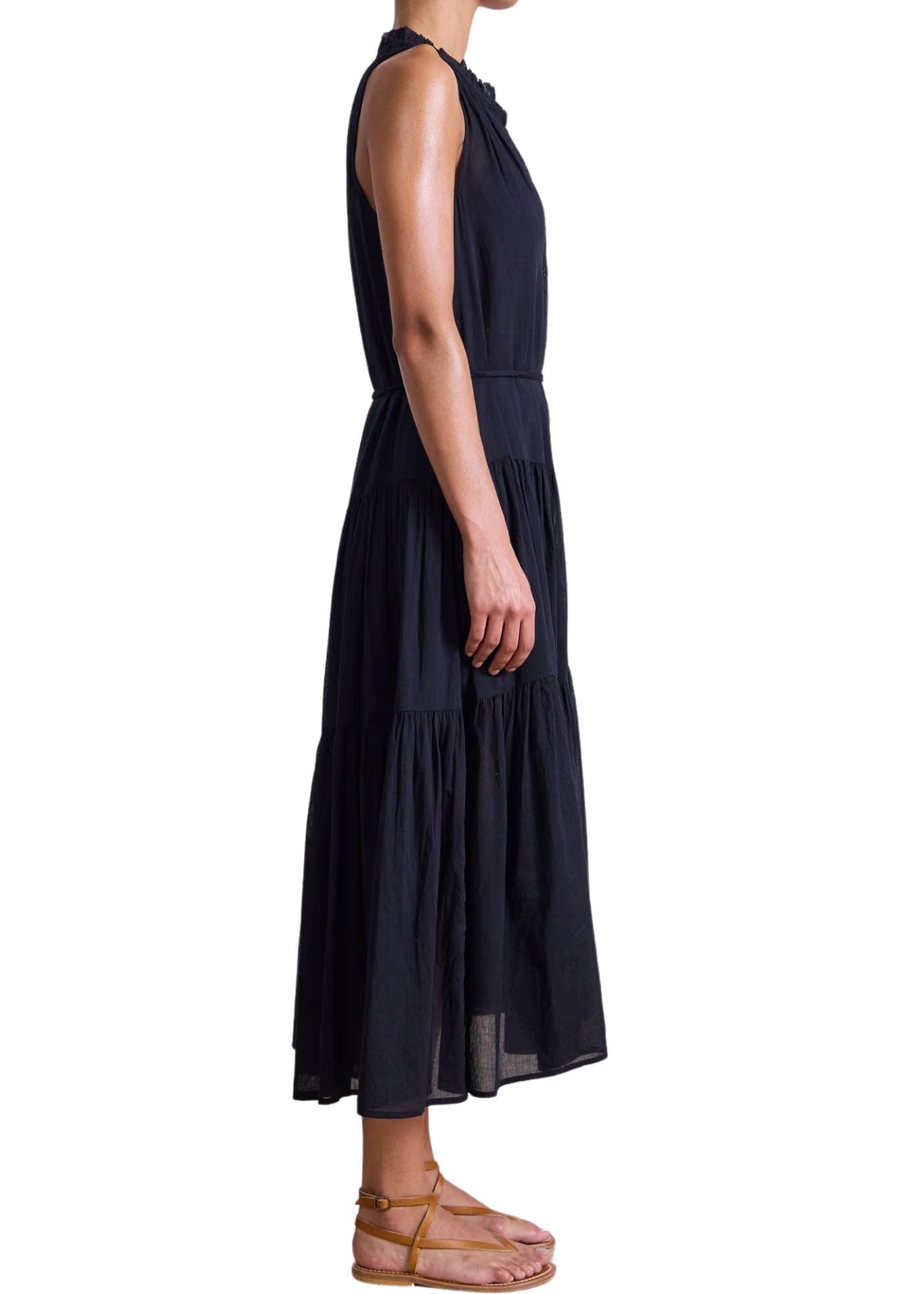 Apiece Apart Trinidad Tank Dress - Vermillion