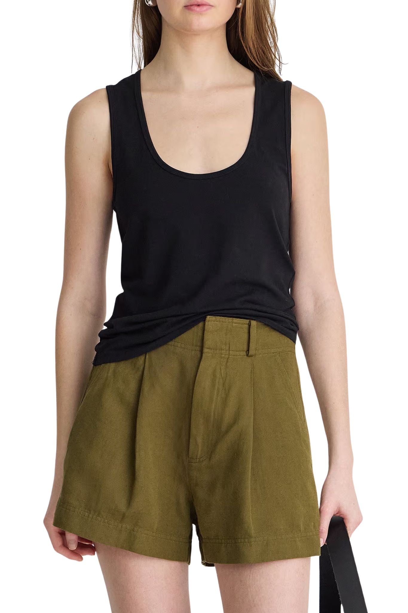 Apiece Apart Uri Low - Cut Tank - Vermillion